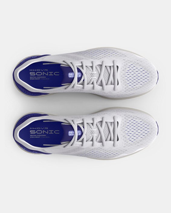 Women's UA HOVR™ Sonic 6 Running Shoes, White, pdpMainDesktop image number 2